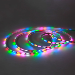 ชิป IP67 SMD2835 110V 220V ไฟ LED RGB เปลี่ยนสีอัจฉริยะเปลี่ยนสีได้6สี96LED 48LED 144LED วันคริสต์มาสกลางแจ้ง