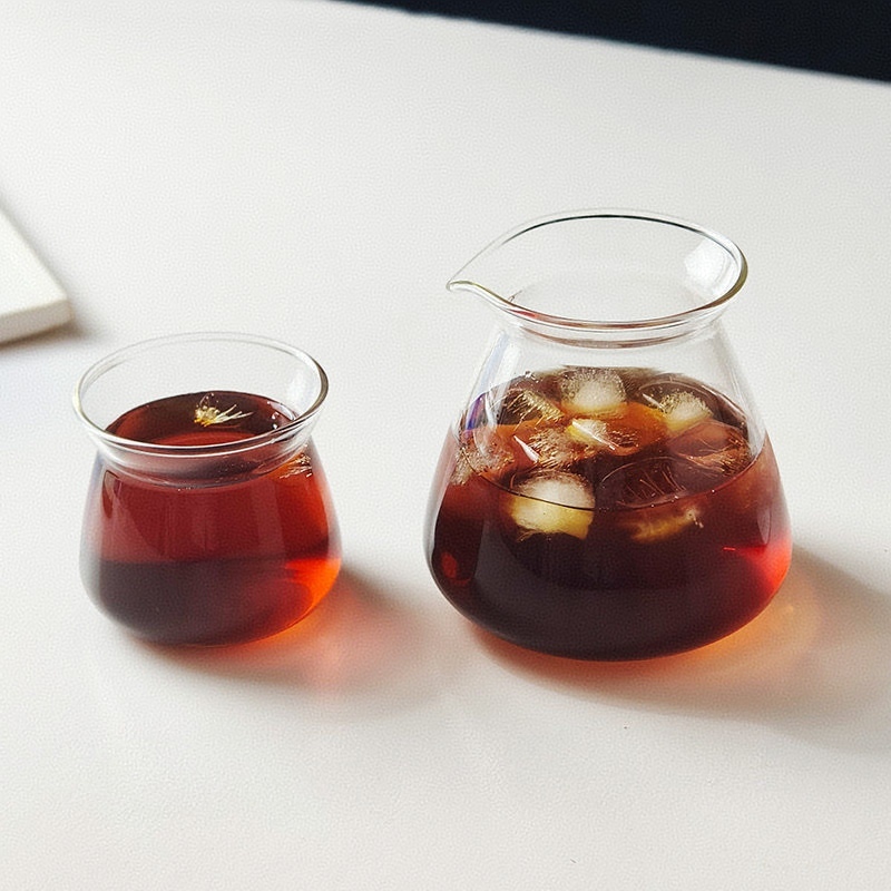 Clear A pot and a cup
