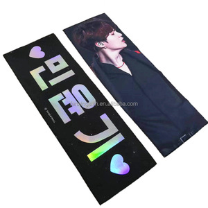 2024 New 60x30cm Custom <strong>Kpop</strong> <strong>Cheering</strong> Fabric Slogan <strong>Kpop</strong> Banners Custom Print <strong>Kpop</strong> Slogan Reflective Towel - Product Image 6