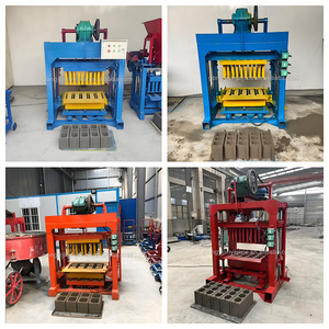 Pavimentadora de pavimento de hourdis de enclavamiento de cemento manual, máquina de fabricación de bloques de ladrillo de hormigón de cemento hueco, 2017 - Product Image 3