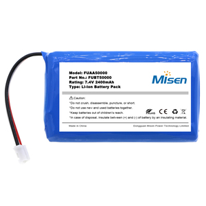 Misen Secvest FUAA50000 50100 50500 50600 беспроводной 50010 Замена 7,4 В 2400 мАч литий-ионный аккумулятор для системы сигнализации ABUS - Product Image 3