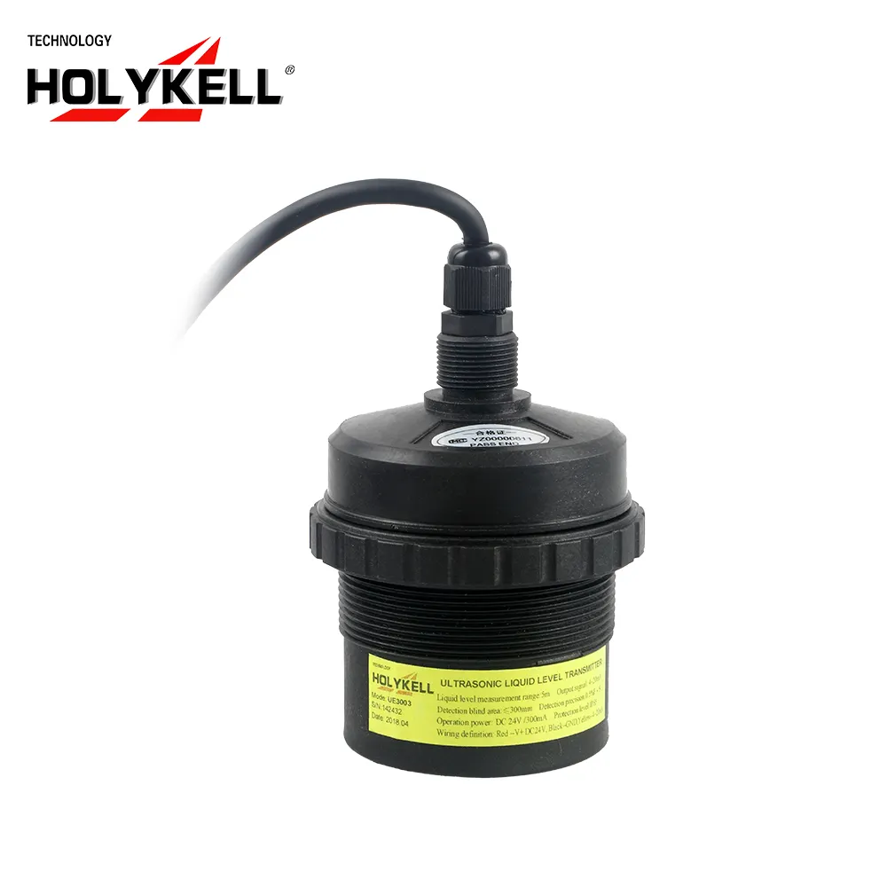 Holykell Factory UE3003 4-20mA RS485 IP68 Водонепроницаемый ультразвуковой датчик уровня воды