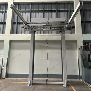 Plastic Bin <strong>Ss</strong> Trays Automatic 2 Way Inline Empty <strong>Pallet</strong> Dispenser Linha De Embalagem Palletization Stacking Dispensing Machine - Product Image 5
