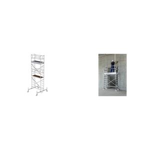 Andamio móvil MUNK Günzburger Steigtechnik 154445, montaje sin herramientas, altura de trabajo (máx.): 6,5 m (940910210780) - Product Image 1
