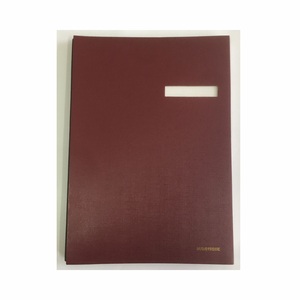 Hardcover Business Expandable Red Signature <strong>Book</strong> 16 Pages - Product Image 1
