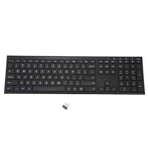 Teclado de oficina de diseño ergonómico, teclado inalámbrico Universal BT, amplia compatibilidad - Product Image 2