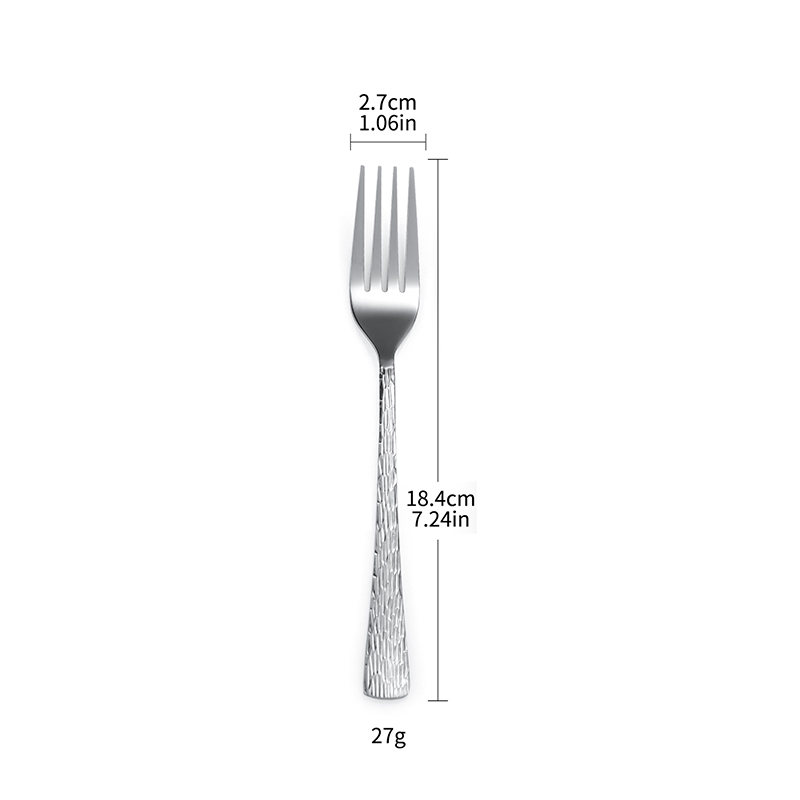 Fourchette à dessert en argent