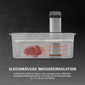 Кухонная машина для приготовления пищи Sous Vide, коммерческий погружной циркулятор, Медленная Плита для низкотемпературной обработки пищевых продуктов 2000 Вт - Product Image 5