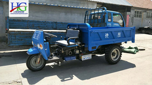 18HPディーゼルエンジン三輪車2トンの積載容量とカスタマイズされた拡大貨物ボックスとキャビン - Product Image 6