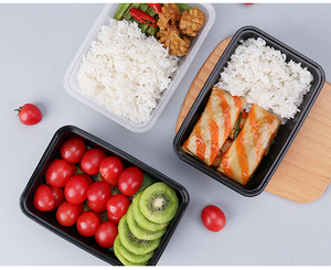 Custom 750ml Microwavable Fast Food Takeaway <strong>Box</strong> Disposable <strong>clear</strong> Plastic Rectangle <strong>Meal</strong> <strong>Box</strong> Take Away Bento Food Container - Product Image 6
