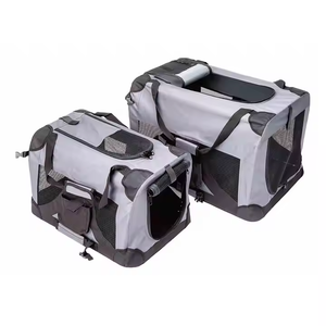 Toptan su geçirmez yumuşak taraflı katlanabilir evcil hayvan sandığı kapalı açık seyahat taşınabilir katlanabilir Pet köpek kedi kafesi - Product Image 4