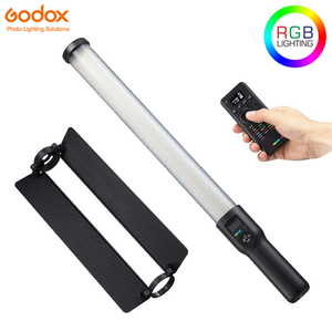 Godox LC500R RGB LED ışık çubuğu 2500K-8500K bi-renkli tam renkli aydınlatma efektleri CRI 96 TLCI 98 uzaktan kumanda ve Barndoor - Product Image 1