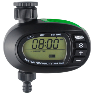 Programmier barer digitaler Schlauch hahn mit einer Steckdose Automatische Batterie LCD-Wasser timer Wassersystem Bewässerungs regler - Product Image 1