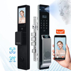Tediton Tuya Smart Locks 3D riconoscimento del volto intelligente serratura della porta con la macchina fotografica di sicurezza delle impronte digitali completamente automatico serrature delle porte - Product Image 1