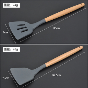 Cấp Thực Phẩm Không Độc Hại Nhà Giữ Phụ Kiện Silicone Bếp 8 Piece Silicone <span class=keywords><strong>Cookware</strong></span> Với Lưu Trữ Xô - Product Image 5