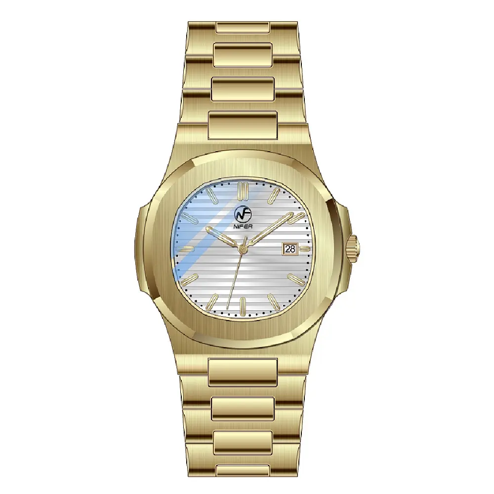 Nuovi orologi da uomo di stile calendario minimalista di lusso orologi da polso impermeabili in acciaio inossidabile orologi al quarzo