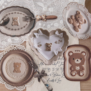 18 Tờ/Gói Sticker Bộ Đồ Ăn Không Thị Loạt Pháp Lãng Mạn Phong Cách Ngọt Ngào Kế Hoạch Vật Liệu Trang Trí - Product Image 2