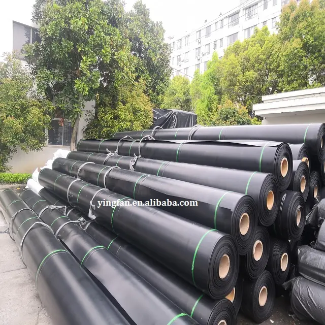 Çin Yingfan fabrikadan 2mm toptan HDPE geomembran gölet gömlekleri