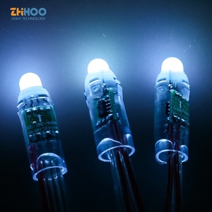 屋外クリスマス12mmデジタルLEDピクセルライトWS2811フルカラーピクセルLEDストリング - Product Image 5