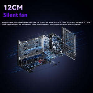 Tianbao Wtr Pro Mini Computer Host N100/5825U Cuatro discos duros Tipo NAS Máquina completa de red dual - Product Image 4