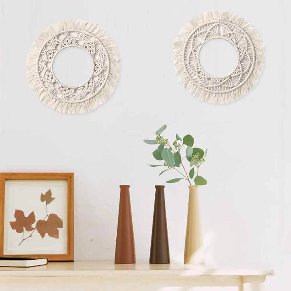 Ronde Thuis Woonkamer Decor Opknoping Macrame Boho Wandkleden