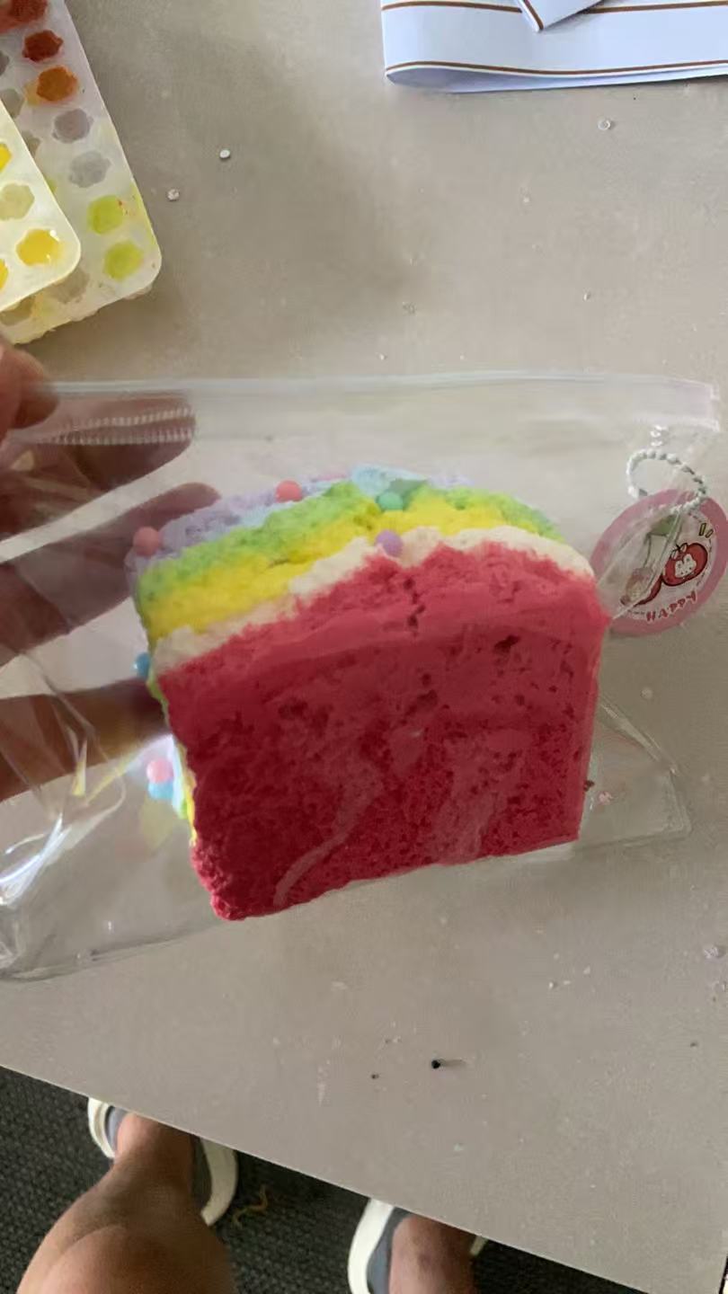 Toast arc-en-ciel