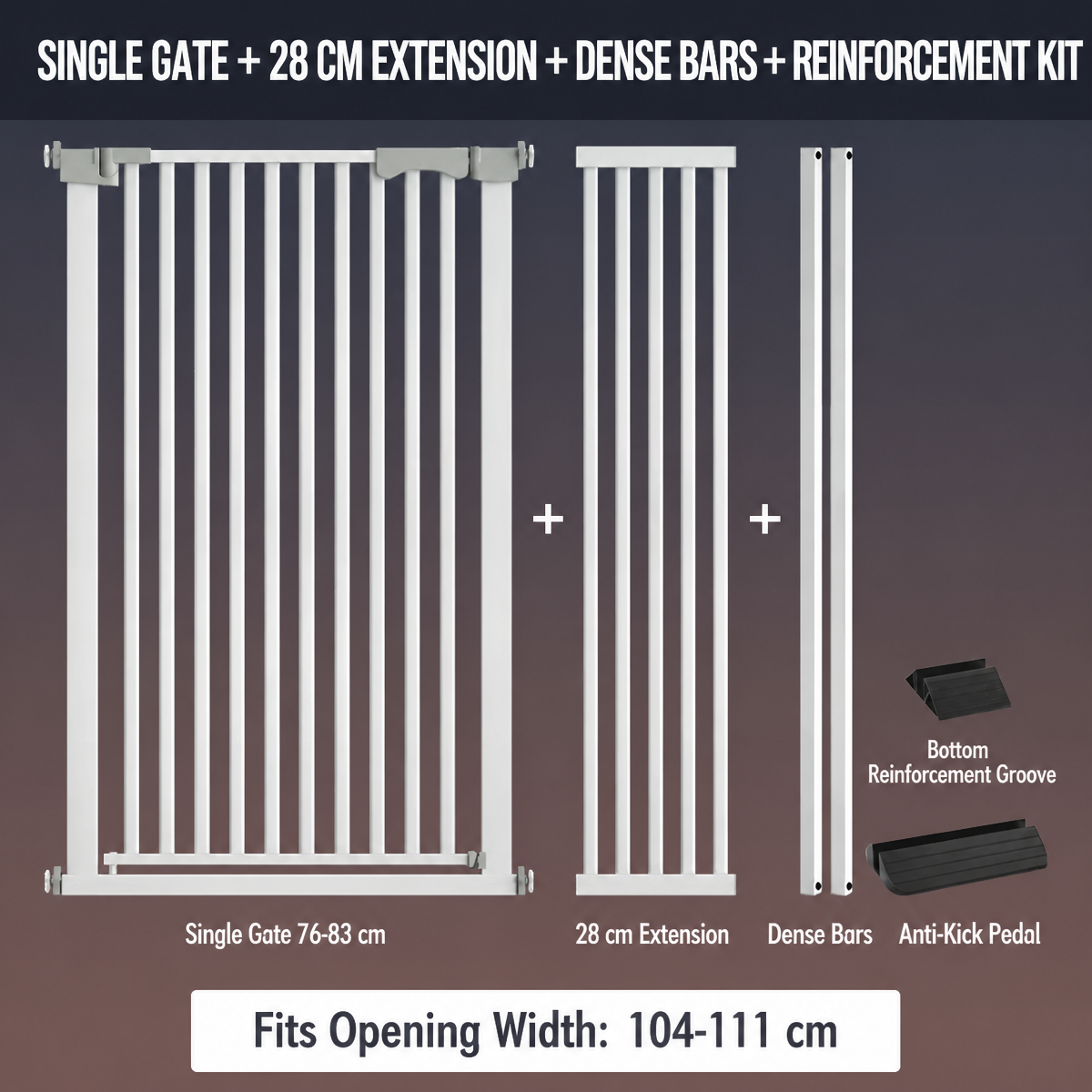 Width:104cm-111cm