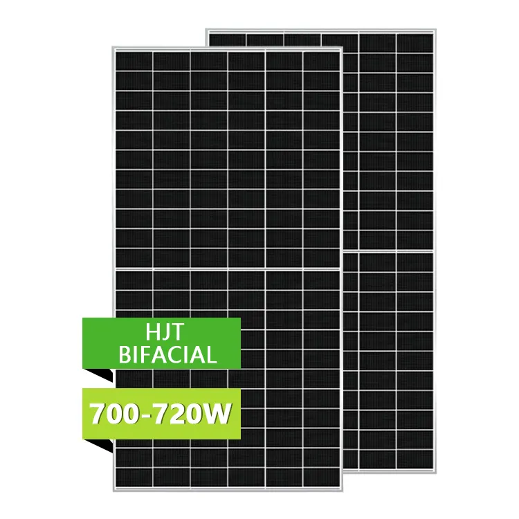 Direktlieferung aus China Werksverkauf Großhandel hocheffizientes HJT-Solarpanel 730 W 720 W 710 W 700 W Schlussverkauf in Europa