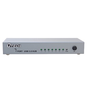 Dtech High Quality 7 <strong>Input</strong> 1 <strong>Output</strong> HUB Support Phone Keyboard Mouse Laptop Printer <strong>Computer</strong> USB 2.0 HUB