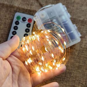 Hot Selling Copper Wire 8 <strong>Function</strong> Flashing Mode with Remote Controller <strong>Multi</strong> Color fairy Copper <strong>String</strong> Holiday <strong>Light</strong> - Product Image 3