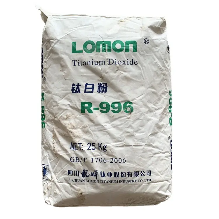 Dióxido de titânio rutilo TiO2 R996 Pw6 Lomon 996