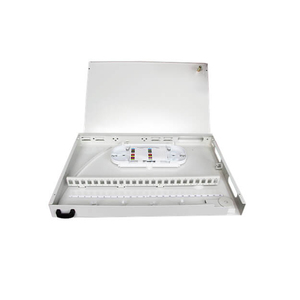 荣邦19 "1U侧拉出机架安装配线架光纤配线架ODF满载 - Product Image 2