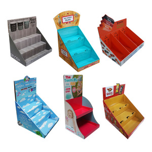 Custom <strong>Counter</strong> Top Retail <strong>Display</strong> Stand Cardboard Merchandising Box <strong>Paper</strong> <strong>Display</strong> Rack Box for Store <strong>Counter</strong> - Product Image 1