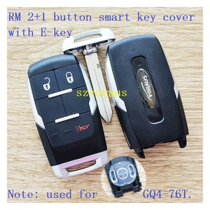 E-anahtar ile RM 2 + 1 düğme akıllı anahtar kapak için yüksek kalite not: GQ4-76T için kullanılır. Düz arka kapak - Product Image 2