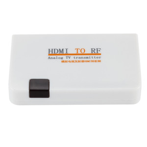 HD-MI到RF模拟电视发射器HD到RF转换器适配器，用于电视将HD-MI数字信号转换为RF模拟信号 - Product Image 1