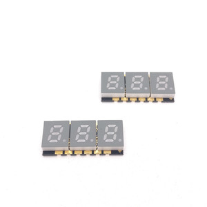 Jstronic 3 цифры семь сегментов SMD 0,2 дюймов 3 цифры 7 сегментов белый цвет smd СВЕТОДИОДНЫЙ дисплей - Product Image 6