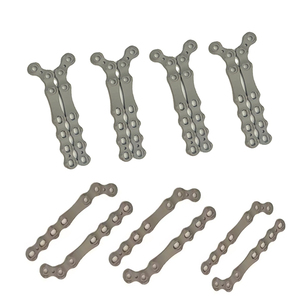 Pelat instrumen bedah implan ortopedi pelat tulang pengunci baja tahan karat Titanium hewan rekonstruksi hewan - Product Image 4