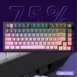 LEOBOG Hi75C/Hi75Cpro <strong>Customized</strong> Three-mode Mechanical <strong>Keyboard</strong> Aluminum Gasket Structure Hot-swappable <strong>for</strong> Game Office <strong>Computer</strong> - Product Image 5