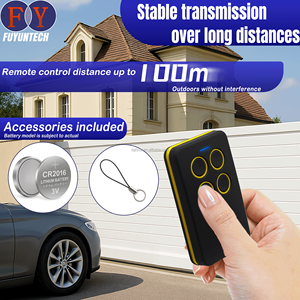 Fonte di fabbrica giallo Led lampadina telecomando 433. 92mhz faccia a faccia copia Rf trasmettitore porta scorrevole motore chiave di scorta - Product Image 2