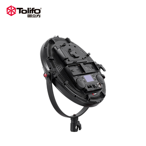 Tolifo R-S60B 60w 600 <strong>LEDs</strong> 12inch 3200K-5600K Bi-color Continuous Photography Round Panel Soft <strong>LED</strong> Video Light - Product Image 6