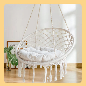 سلة مستلق ، شرفة منزلية ، كرسي معلق ، كرسي صالة ، كرسي ترفيه داخلي ، كرسي متأرجح منزلي - Product Image 2