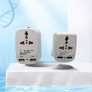Venta al por mayor de fábrica tipo europeo tipo francés a enchufe multifuncional con enchufe USB con enchufe de conversión de luz indicadora - Product Image 4