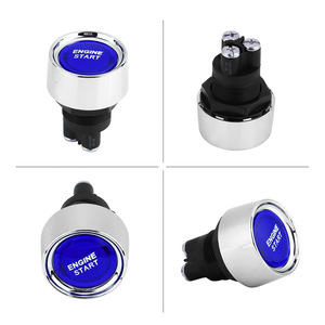 カースタイリング内蔵明るいLED Light12V-24V 50A自動車エンジンスタートプッシュボタンスイッチ - Product Image 4