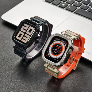 อัลตร้า2 49มม. 44มม. 45มม. ฝาครอบเคสซิลิโคนสำหรับ iWatch Series 9 8 7 6 5 4 - Product Image 4