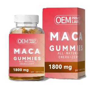 Organische Geile Geit Extract Wortel Maca Gummies Supplement Voor Energieondersteuning Stemming En Immuunbooster - Product Image 1