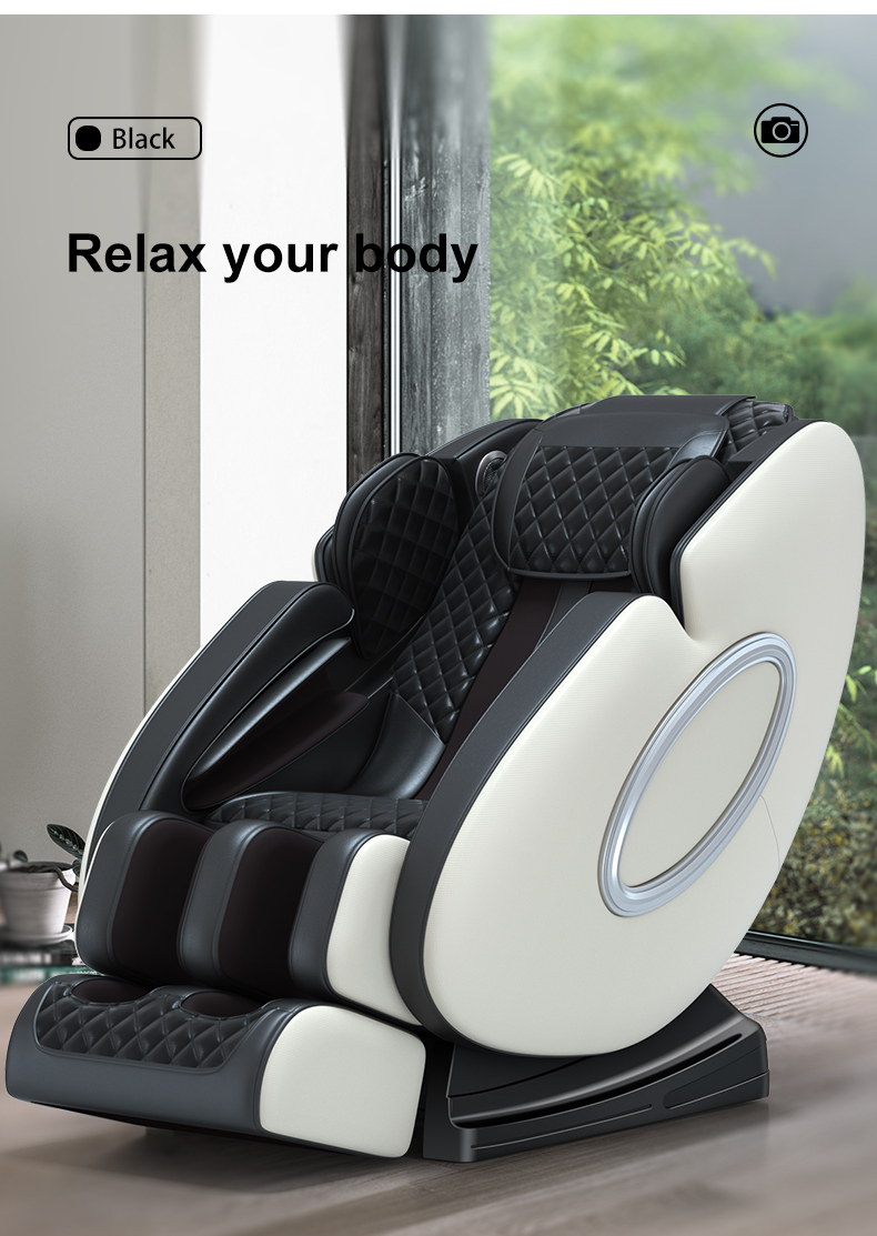 Jare V6 Luxury Automatic Shiatsu Kneading Cheap New Design Electric Zero Gravity Heated Home Body Care 4D Massage Chair