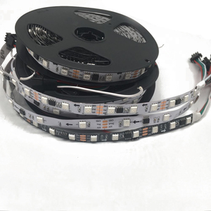 DC12V WS2811 LED piksel şerit ışık Rgb tam renkli 5050 Led şerit şerit esnek adresli dijital LED şerit 1 Ic kontrol 3 - Product Image 1