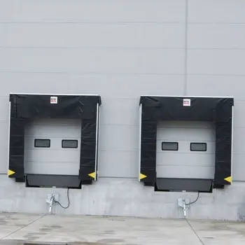 Porta sezionale scorrevole di sollevamento verticale isolata d'acciaio sopraelevata automatica industriale per il magazzino