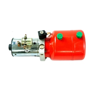 定制双作用12伏Dc电动气动12 V/24v液压动力包单元，带泵系统用阀 - Product Image 6
