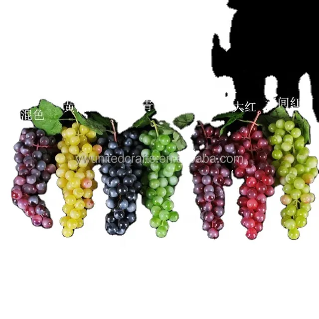 Imitation 85PCS Grape Bunch Artificial High Simulation Grapes False Fruit Fake Grapes for Home House Kitchen Party Wedding Decor